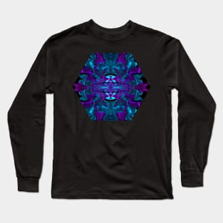 Colorful Symmetric Pattern Long Sleeve T-Shirt